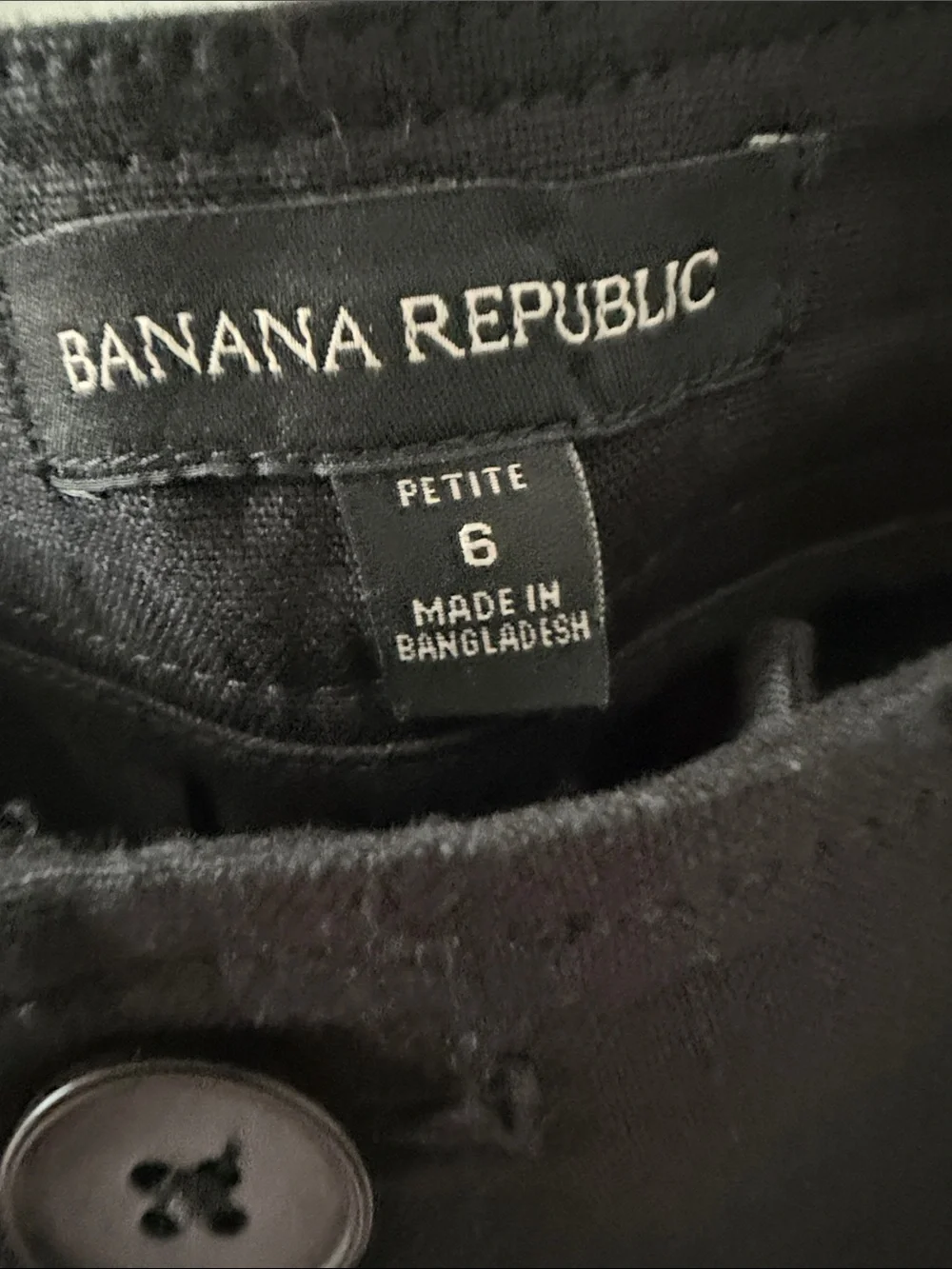 Banana Republic Black Linen High Rise Wide Leg Pants